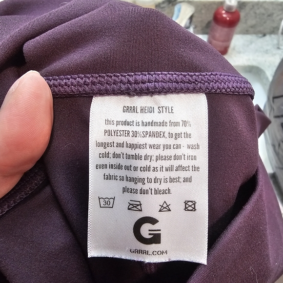 Plum Honey Badger Jamaican Shorts (Size Mahailya) GRRRL - Picture 3 of 5